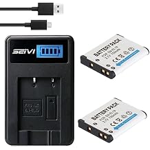 Battery 2-Pack and Charger for Nikon Coolpix S2500, S2550, S2600, S2700, S2750, S2800, S2900 Digital Camera