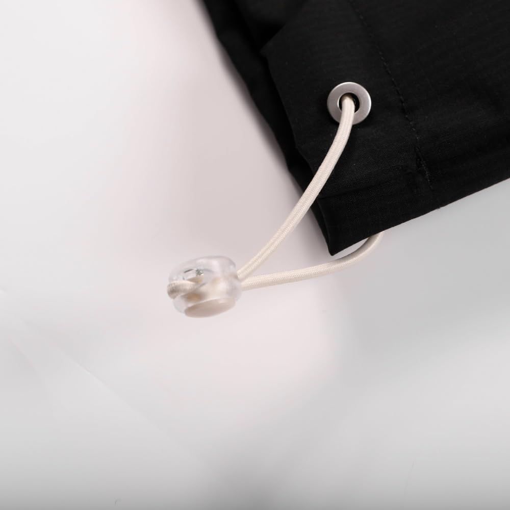 Men's Spring and Autumn pullover jacket with casual patchwork hooded drawstring jacket - Image 6