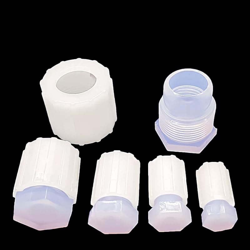 Tapón acampanado PFA - Tapón de sellado de tuberías de plástico for uso en laboratorio - Paquete de 1(1in(25.4x22.2mm))