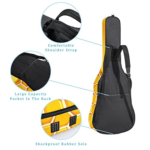 Housse de transport étanche pour guitare avec bandoulière réglable Motif d’inspiration japonaise, Multicolore 04, 42… - Les Beatles, Paul McCartney, John Lennon, RIngo Starr, George Harrison Housse de transport étanche pour guitare avec bandoulière réglable Motif d'inspiration japonaise, Multicolore 04, 42… – Image 4