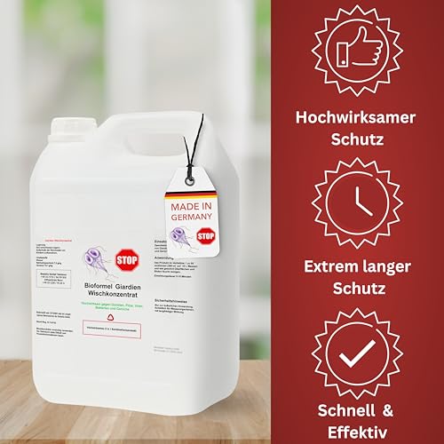 BIODELTA Giardien Spray - Giardien Wischkonzentrat für Hund, Katze & co - Haustier Hygiene Spray - Giardien Desinfektionsmittel gegen Viren Bakterien & Pilze - effektiver Geruchsentferner (2L)