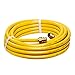 Kinchoix 35ft 1/2'' CSST Gas Line Flexible Gas Line 1/2 Pipe with 2 Male Fittings Corrugated Stainless Steel Tubing for Natural Gas Propane