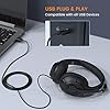 EKSA H2 USB Headset with Microphone, Environmental Noise Cancellation Over-Ear PC Headphone for Laptop with Mute Switch & Volume Control, Computer Headsets for Home, Call Center, Office, Teams, Zoom #3