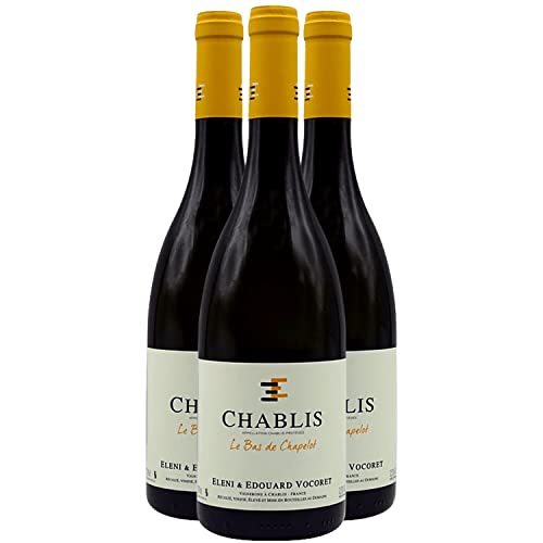 Chablis Bas de Chapelot 2019 – Domaine Vocoret | Chardonnay DOP Borgoña 3x75cl Chablis Bas de Chapelot 2019 – Domaine Vocoret | Chardonnay DOP Borgoña 3x75cl