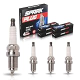 ENA Set of 4 Spark Plug Compatible with Dodge Honda Volkswagen Dakota Journey Avenger Golf Beetle