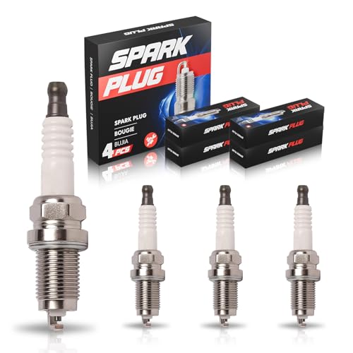 ENA Set of 4 Spark Plug Compatible with Dodge Honda Volkswagen Dakota Journey Avenger Golf Beetle Jetta Civic Accord Jetta Passat Beetle Golf Civic Dakota CR-V MDX 550i 650i Replacement for XP5224 by ENA - Used condition - US$10.78