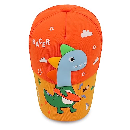 Image of VRITRAZ Unisex Kids Baseball Cap | Soft Cotton Adjustable Sun Hat for Boys & Girls | Casual Outdoor Summer Wear (4-12 Year)
