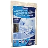 Codiac 704205 Filter für Dunstabzugshaube, 2-in-1, entfernt Fett & Gerüche, 300 g/m², 47 x 57 cm