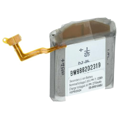 vhbw Batería Compatible con Samsung Galaxy Watch 42mm, SM R810, SM R815 smartwatch, Reloj de Actividad (250 mAh, 3,85 V, polímero de Litio)