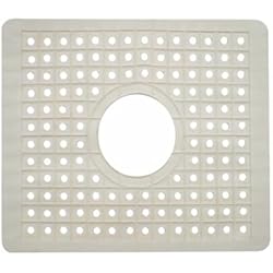 Alfombrilla Fregadero Ikea Alfombrilla de silicona para fregadero de cocina, resistente al calor y antideslizante, 26 cm x 31 cm (blanco)