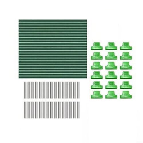 Alanmoship Kit di 36 archi da giardino in fibra di