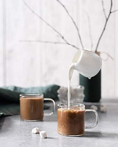 [Set Of 12 ] Wilmax Thermo Glass Mugs (Cups 4 Oz)|Open Stove Safe | Dishwasher/Microwave Safe #TOP4