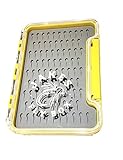 JAKES FLY BOX | Fly Fishing | Silicone Fly Box | Sealed Waterproof Lid | Slim Fly Storage | Fly Box | Euro Nymphing… (Medium)