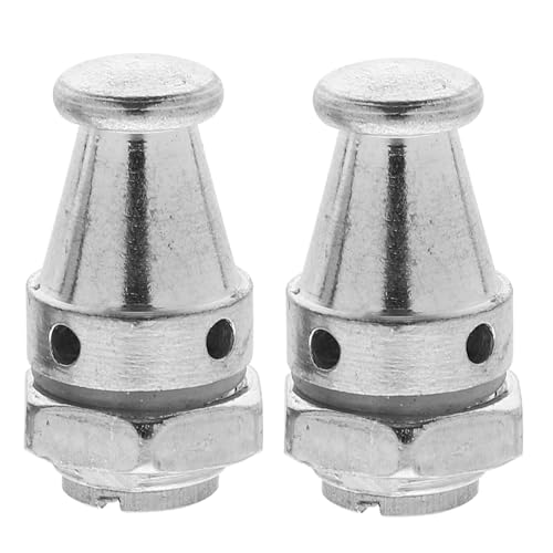 Válvula de seguridad para olla a presión, reemplazo de válvula de alivio de alta presión de acero inoxidable, 2 piezas miniatura 1