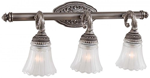 Minka Lavery 5763-2560-84 Europa Bath 3 Light Bath Lighting, Brushed Nickel Finish