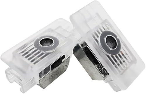 2 luces de logotipo para puerta de automóvil, proyector de cortesía, proyector de luz LED, luces de sombra LED, lámpara de charco, fantasma,