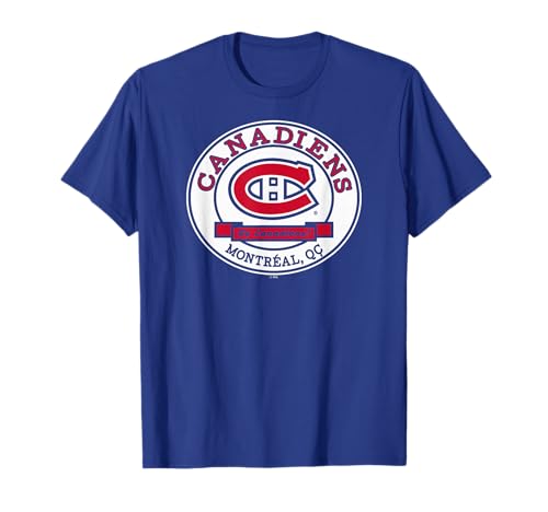 Montreal Canadiens Go Royal Blue Officially Licensed T-Shirt