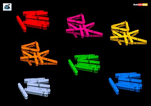 Eva Shop® 50 premium micro-mini-breeklichten 40 x 4,5 mm lichtstaven hengelsport beetverklikker glow stick partylichten LED ballon party tafeldecoratie neon kies je kleur - Image 4