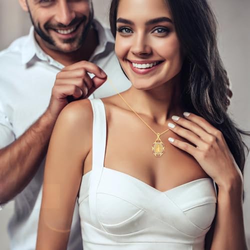 Necklace on model