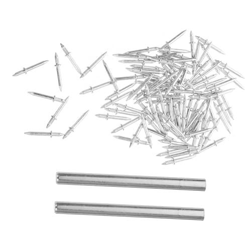 ARTIBETTER 200pcs Skirting Line Traceless Nails Edge Sealing Holeless Double-Headed Sharp Sheep Horn Nails