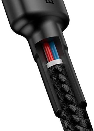 Baseus Cafule, Şarj & Data Aktarımı Kablosu, Gri - Siyah, 2 m, 3 A, 60 W, USB Type C & USB Type C, PD2.0, Flash/Hızlı Şarj - Görsel 5