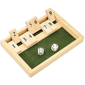 Alzheimers Products for Elderly, 9 Numbers Memory Games for Dementia Patients Seniors, Wooden Shut The Box Dementia Products for Elderly, Fidget Sensory Busy Board Gadgets Gifts Activities