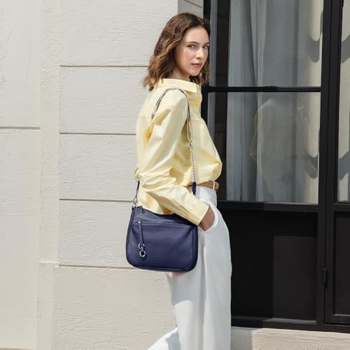 befen Genuine Leather Crossbody Bags for Women Travel Hobo Bags for Women with Adjustable Shoulder Guitar Strap2