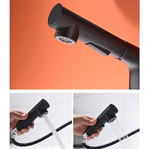Robinet de lavabo multifonction extractible pour simplifier les soins de salle de bain