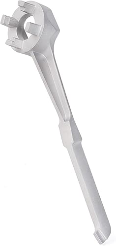 Llave Bungs Llave de barriles Llave de tambor Herramienta de aluminio para tambor de 10 15 20 30 50 55 galones