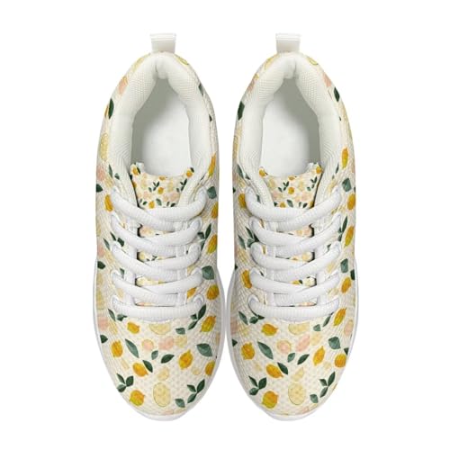 Running Shoes for Children Boys Girls Unisex Lightweight Athletic Tennis Gym Sneakers Breathable Sports Fitness Outdoor Indoor Shoes for Little Kid Size11.5-13/ Big Kids Size1-33