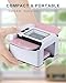 ONTILT M1 Automatic Card Shuffler White with Smart Sensor, Compact Lightweight Design, Rechargeable Battery, Quiet Electric Shuffling Machine for Bridge and Rummy 2024