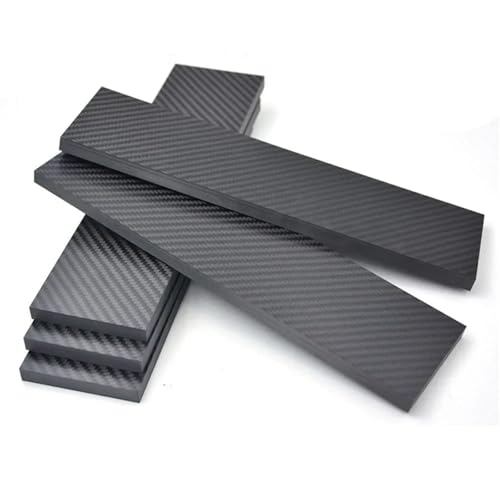 1pcs 3K Carbon Fiber Sheet Thickness 0.2-6mm High Strength Carbon Fiber Board Carbon Strip Flat Strip 3k Carbon Fiber(2.0x30x350mm)