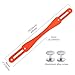 NUHFUFA Silicone Hand Strap for JBL Xtreme 4/3/2 Speaker, Portable Carrying Strap with Aluminium Screws Anti-Slip and Skin-Friendly(Orange)