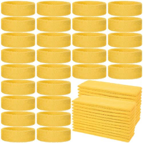 Image of Libima Kids Sweatbands Bulk Boys Headband for Sports Kids Cotton Terry Youth Sweatbands Elastic Sports Headbands Wicking Athletic Bands for Team Activity