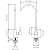 WATERLUX Air Gap Faucet for Reverse Osmosis System Chrome Finish
