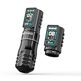 Wormhole Tattoo Gun for Artists Aluminum Alloy 7 Adjustable Stroke Wireless Tattoo Machine 2PCS 2300mAh Battery Cordless Tattoo Pen Rotary Powerful Motor Lightweight Portable Precision Black