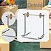 Xgdsnly Packing Bubble Film Roll Holder Rack with End Barriers Easily Install with Tension Knob, 80cmx70cm