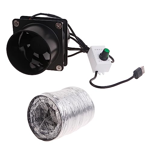 USB Adjustable Speed Solder Smoke Absorber ESD Fume Extractor Fan Pipe Duct Exhuast Fan with 1/3/6M Pipe Ventilation Fan Solder Smoke Absorber
