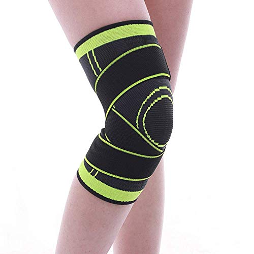 Rodillera para correr MU elástica transpirable y cálida para deportes 2