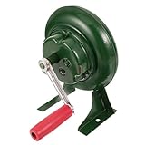 Didiseaon Soplador Manual para Barbacoa Portátil Ventilador Potente de Hierro Resistente para y Camping y Fácil de Usar para Barbacoas al Aire y Picnic