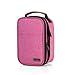 LUXJA Double-Layer Carrying Case Compatible with Cricut Easy Press Mini, Tote Bag Compatible with Cricut Easy Press Mini and Supplies (Bag Only, Patent Design), Pink