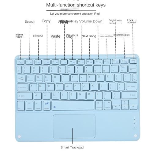 Clavier QWERTY iPad Air 5 tactile pour éviter les rayures et travailler - 5