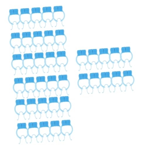 Hoement 64piezas Clips Para Entrenamiento De Respiración Pulmonar Fijadores Clips Para Dejar De Roncar Material y Pom Para y
