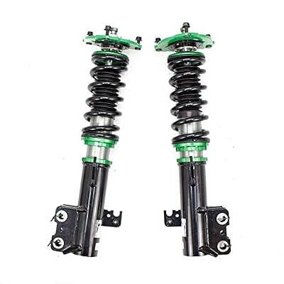 R9-HS2-066_1 compatible with Toyota Corolla (E130) 2003-08 Hyper-Street II Coilover Kit w/ 32-Way Damping Force Adjustment Lowering Kit by Rev9, 32 Damping Level Adjustment