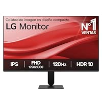 LG 27U411A-B - Monitor 27", FHD (1920 x 1080), Panel IPS, 120 Hz, 5 ms (GtG), Tecnología AMD FreeSync™, Super Resolution+, Black Stabilizer