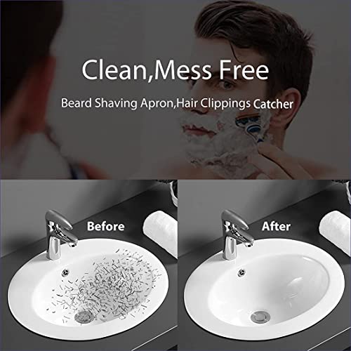 Male-Beard-Shaving-Apron-Care-Clean-Hair-Adult-Shaver-Holder-Bathroom-Organizer-for-Man-Beard-Trimming-Catcher-Bib-for-Shaving-Hair-Clippings-Waterproof-Non-Stick-Hair-Catcher-Grooming-Cloth
