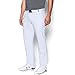 Under Armour Men's Match Play Golf Pants – Straight Leg, White/White, 36/32