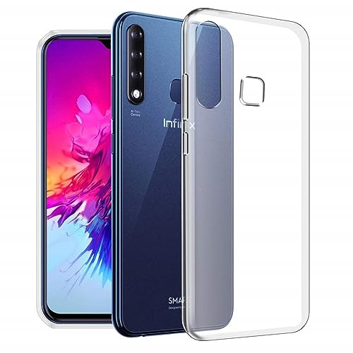 Image of COVERBLACK Rubber Back Cover for Infinix X627V / Smart3 Plus - Transparent