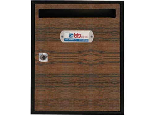Btv BUZON INTERIOR BTV VERTICAL TEIDE ACERO CEREZO 300X240X80MM 15822