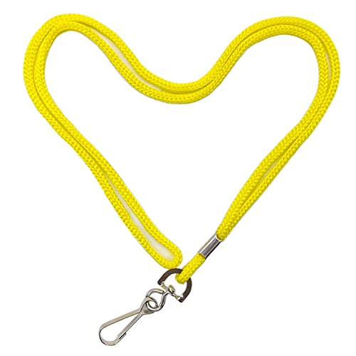 HOSL 100 Pack Badge Lanyards Office Lanyard ID Card Lanyards Business Card Lanyards Students Lanyards Employee Lanyards Round 36